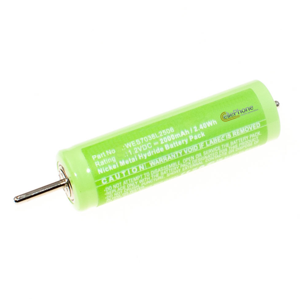 [9602] Akku Ni-MH für Panasonic EW1211RRB84W WER217L2509 WER221L2506 WER221L2508 WERGB80L2508  - 2000mAh / 1,2V