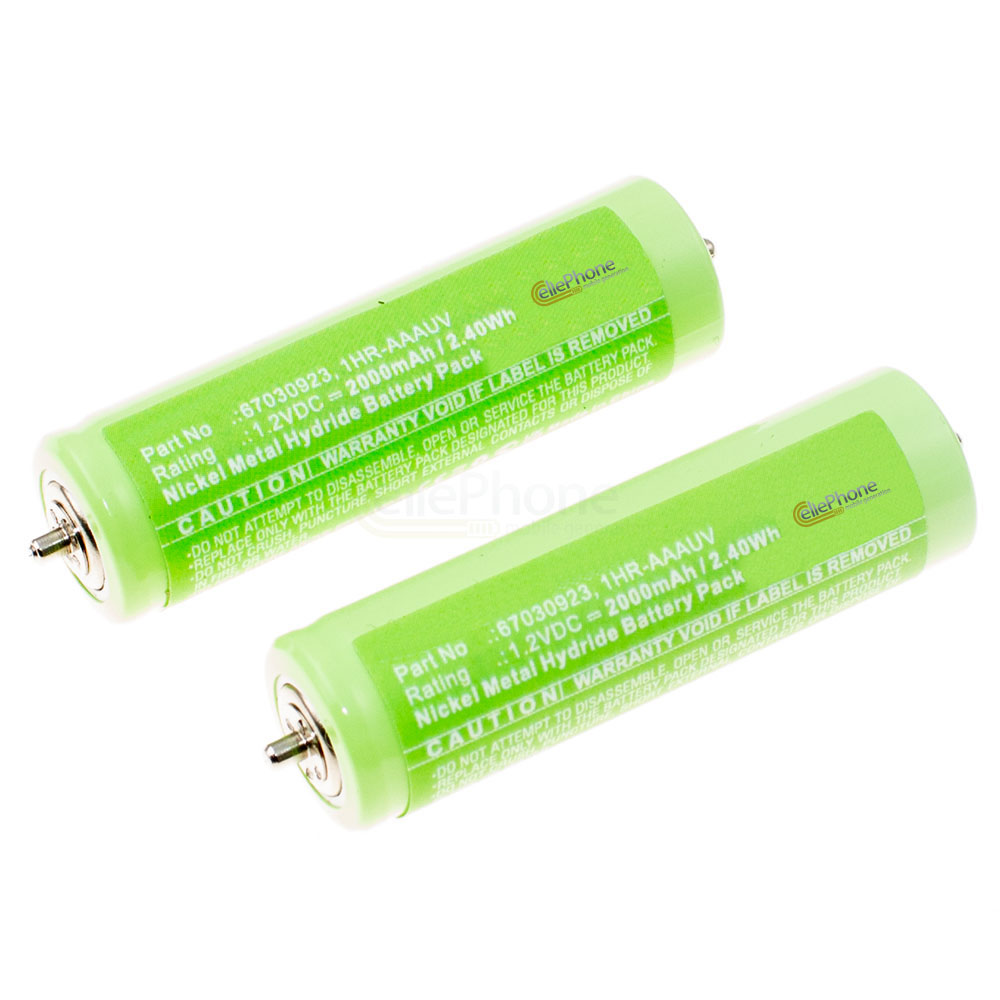 [9609] batteria Ni-MH per Panasonic ER160 ER1610 ER1611 ER1612 ER146 ER147 ER148 ER149 ER154 (sostituisce WER1410L2508) - 2000mAh / 1,2V - set da 2 - dimensione AA
