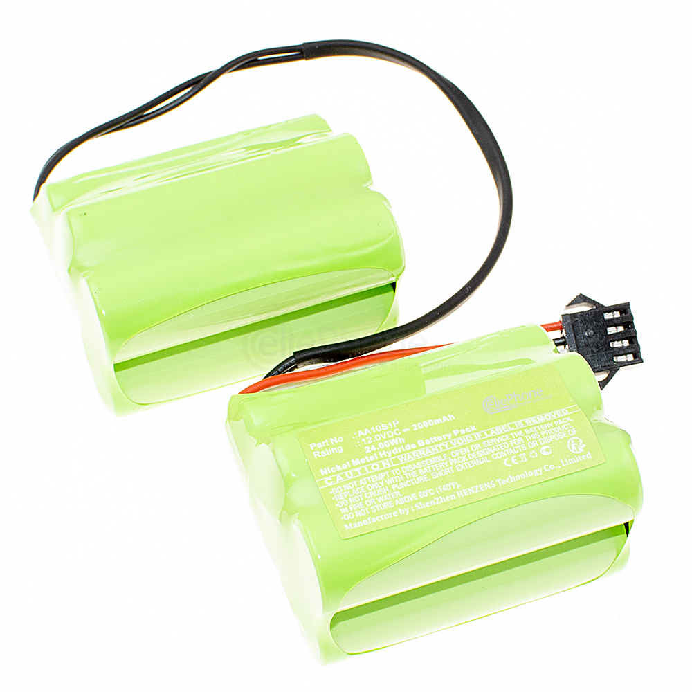 [9624] batteria Ni-MH per Ecovacs Deebot Mini DK560 DK561 DK566 DS566 (sostituisce AA10S1P) - 2000mAh / 12V