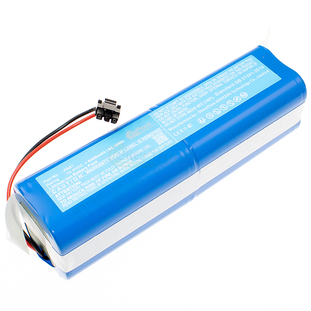 [9632] Battery Li-Ion for Eufy RoboVac X8 Hybrid (replaced PA61) - 6400mAh / 14,4V
