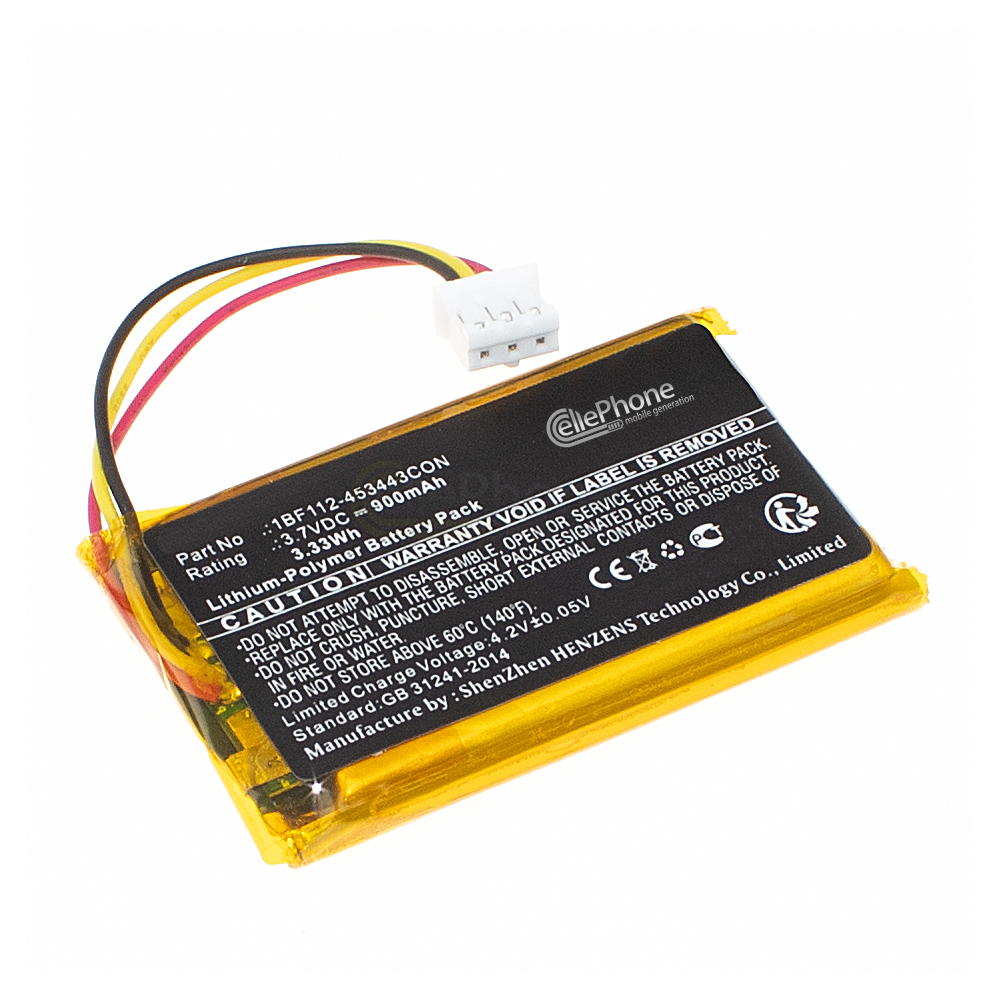 [9634] Battery Li-Polymer for CalAmp LMU-1100 LMU-1200 LMU-2600 LMU-2700 LMU-4200 LMU-4500 LMU-5000 LMU-5500 LMU-2630 (replaced 1BF112-453443CON)