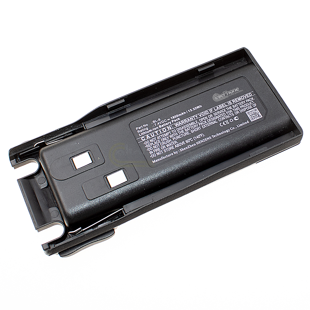 [9655] Accu Li-Ion voor Baofeng UV-82 UV-8R UV-82X UV-82C UV-98D UV-8D UV-Q5 UV-82L (vervangt BL-8) - 1800mAh / 7,4V