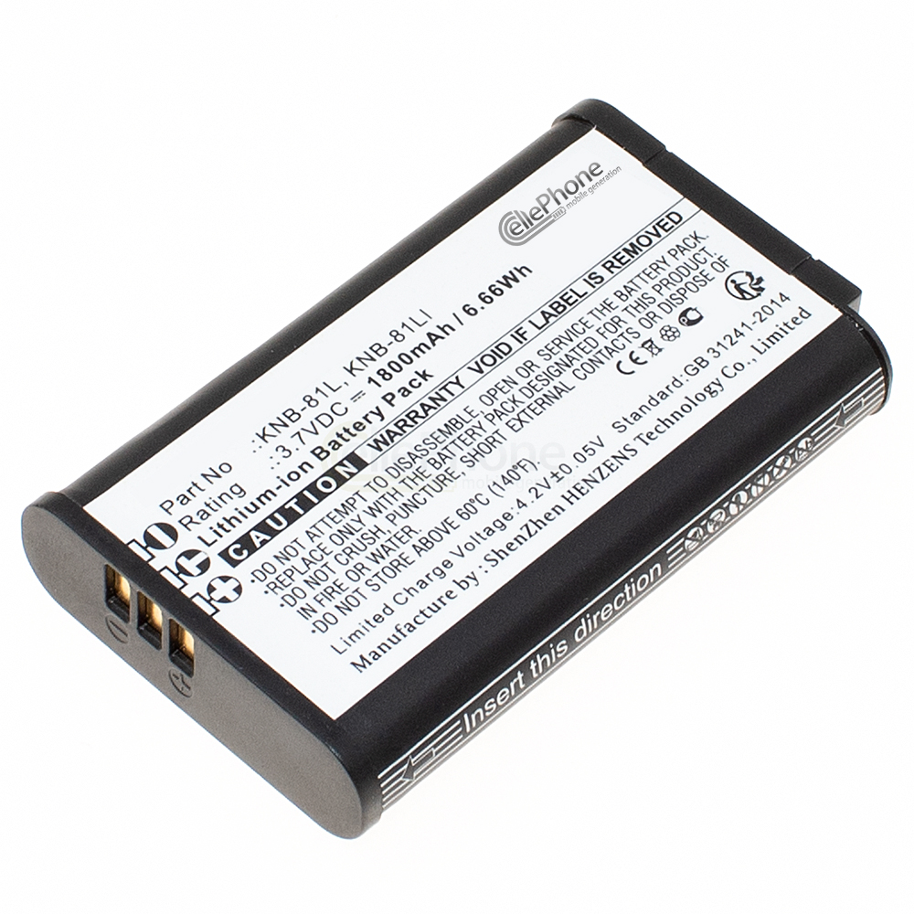 [9664] Batería Li-Ion para Kenwood NX-P500 PKT-300 TK-3601D (reemplazado KNB-81L)