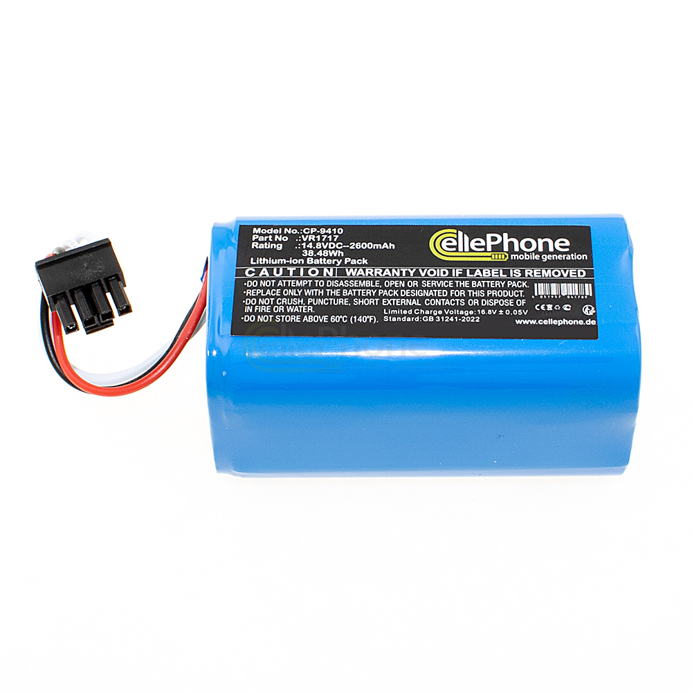 batteria Li-Ion per Sichler PCR-7500 (sostituisce NX-3368-919) - 2600mAh / 14,8V