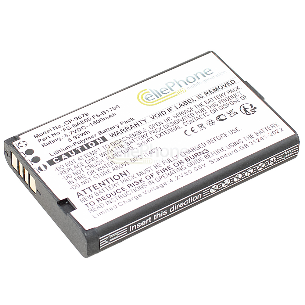 Akku Li-Polymer für Flysky FS-GT3C FS-i10 FS-iT4 FS-iT4S FS-GT2B FS-GT3B FA605 (ersetzt FS-BA800) - 1600mAh / 3,7V