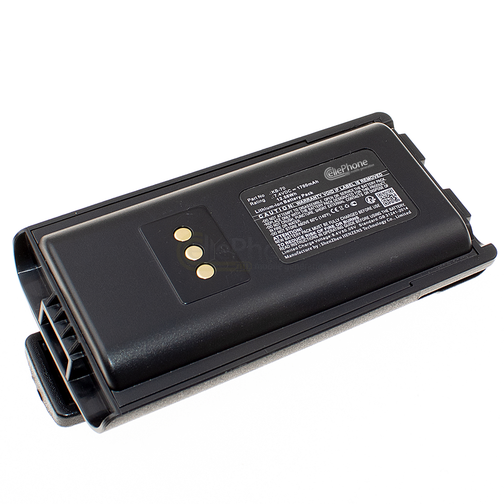 Akku Li-Ion für Kirisun PT-4208 PT-7200 (ersetzt KB-70) - 1700mAh / 7,4V