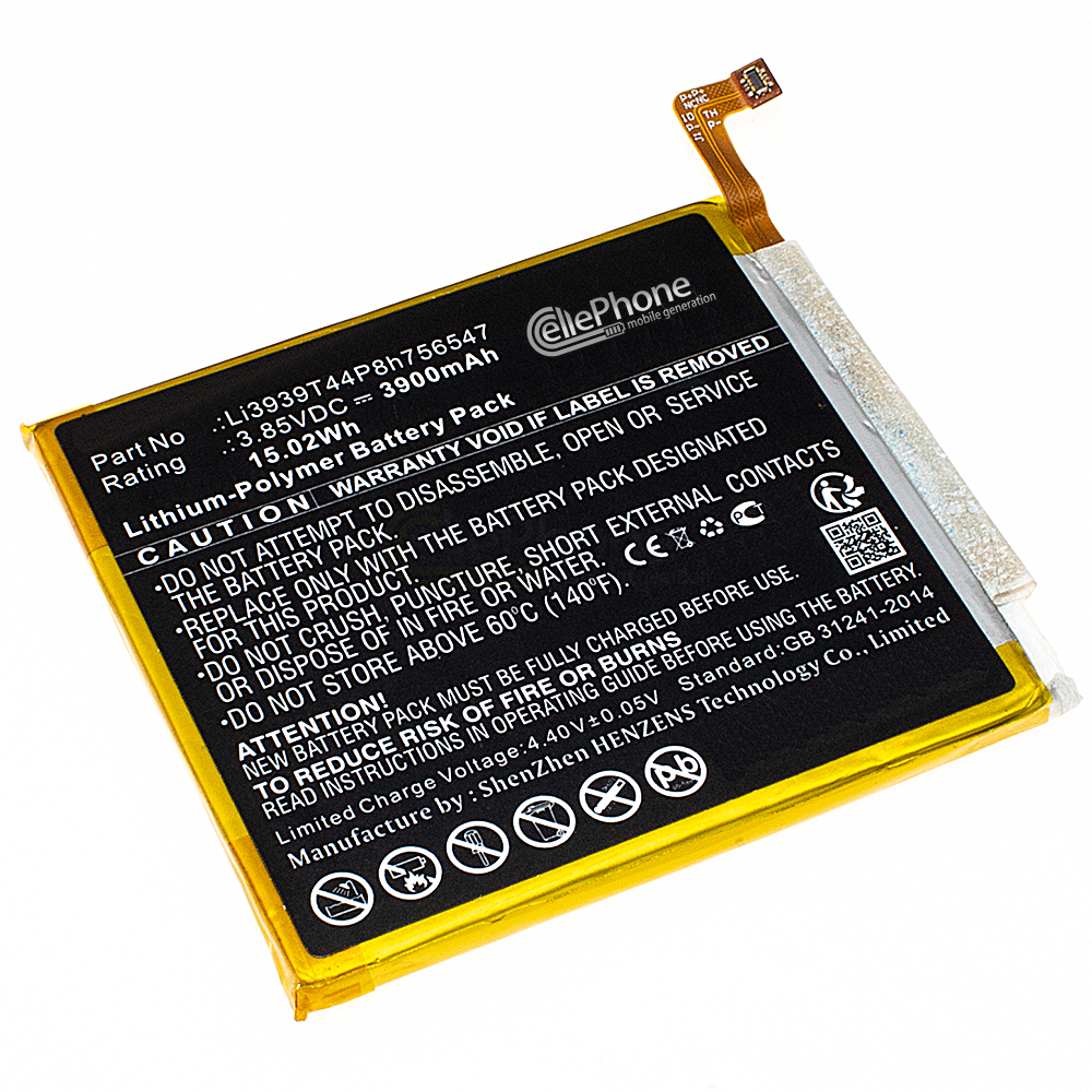 [9733] Batterie Li-Polymer pour ZTE Axon 10 Pro (remplace Li3939T44P8h756547)