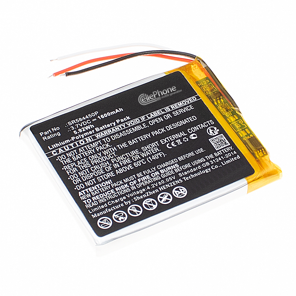 [9756] Battery Li-Polymer for Becker Transit 7SL EU (replaced SR584450P)