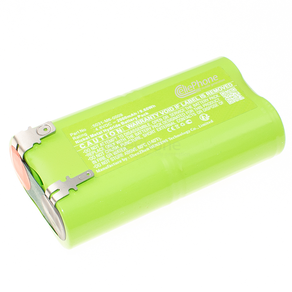 [9763] Batería Ni-MH para Wolf Garten Accu80 - 7085916 (reemplazado 5031-M6-0009) - 2000mAh / 4,8V