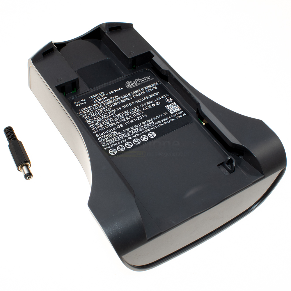 Accu Li-Ion voor Shark IZ162H IZ162HC IZ163 IZ361H IZ362H IZ363HT (vervangt XSBT620) - 2000mAh / 21,6V