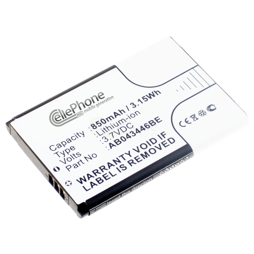 Accu Li-Ion voor Samsung SGH-A157 B100 C120 C400 D520 D730 E210 E500 E900 F250 M110 X150 X680 (vervangt BST3108BE)