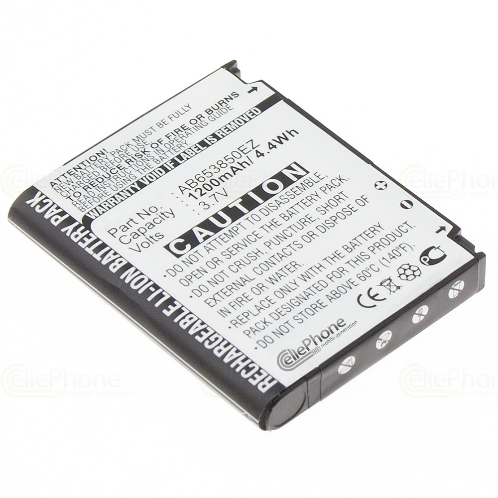 Akku Li-Ion für Samsung SGH-i900 Omnia / I7500 / I8000 Omnia II / Nexus S (ersetzt AB653850CE)