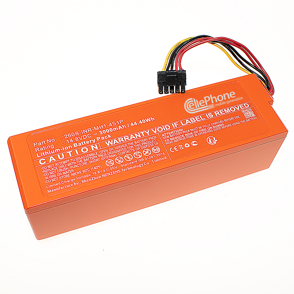 Accu Li-Ion voor Xiaomi Mop 2 (vervangt 260S-INR-MH1-4S1P) - 3000mAh / 14,8V