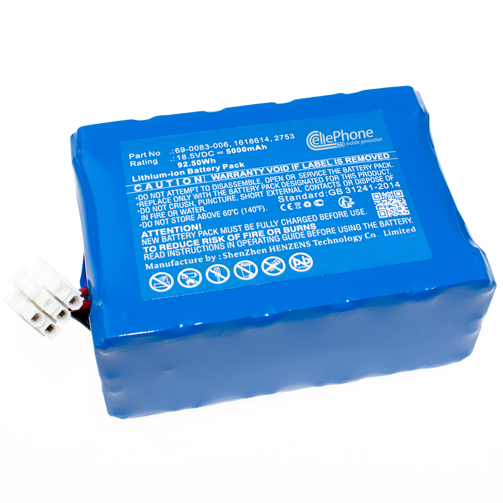 [9795] batteria Li-Ion per Bissell ICONpet 2291 2291A (sostituisce 69-0083-006) - 5000mAh / 18,5V