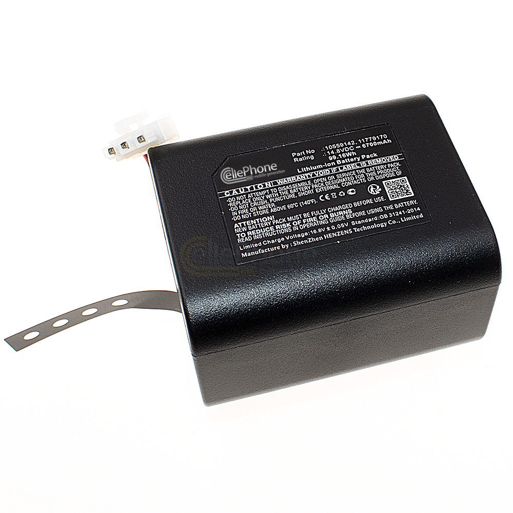 Batterie Li-Ion pour Miele Scout RX2 RX3 (remplace 10559142) - 6700mAh / 14,8V