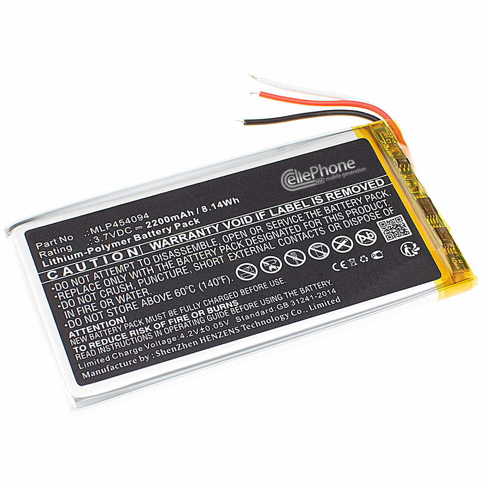 [9808] Batterie Li-Polymer pour Rand McNally TND-740 (remplace MLP454094)