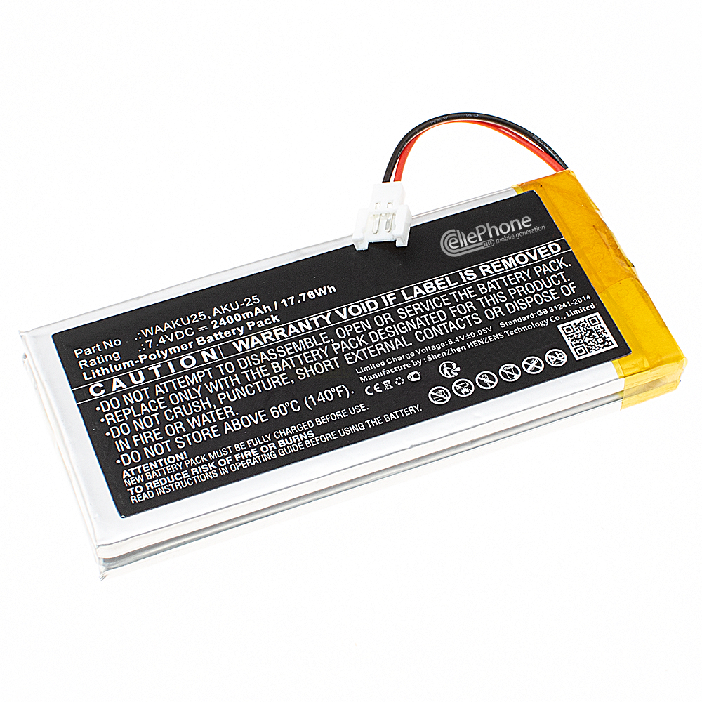 [9811] Akku Li-Polymer für Sonel CMM-60 Multimeter (ersetzt WAAKU25) - 2400mAh / 7,4V