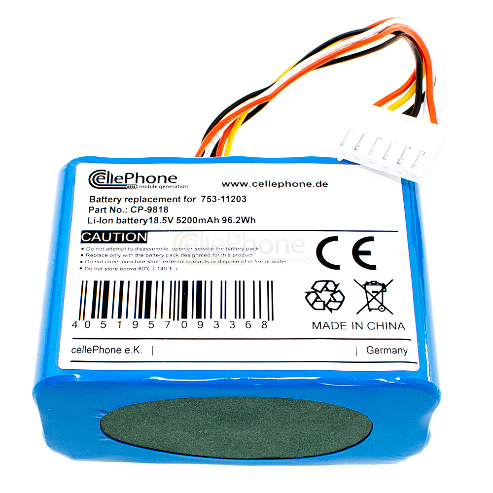 [9818] Batterie Li-Ion pour Robomow RK1000 (remplace 753-11203) - 5200mAh / 18,5V