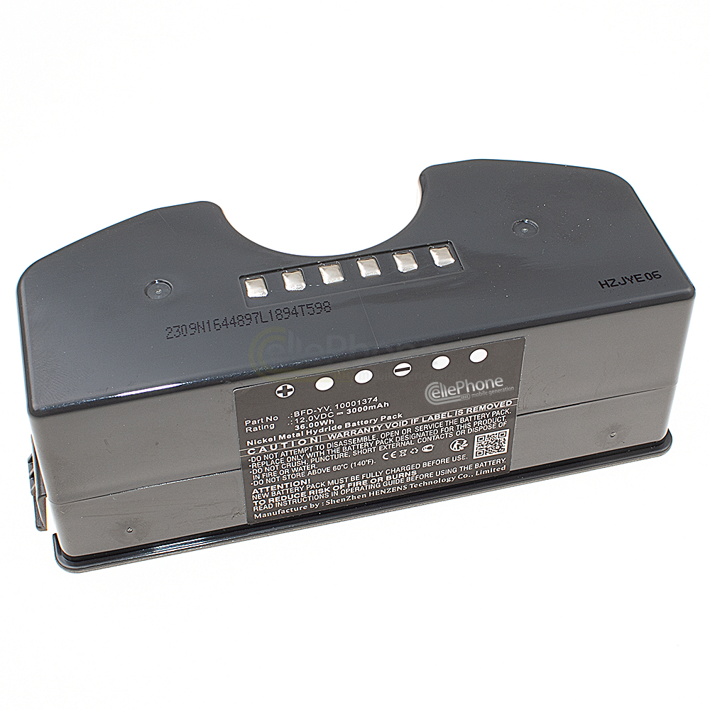 [9824] Battery Ni-MH for Ecovacs Deebot M81 Pro - Deebot DT83 DT85 DT85G DT87G DN650 (replaced BFD-YV) - 3000mAh / 12V