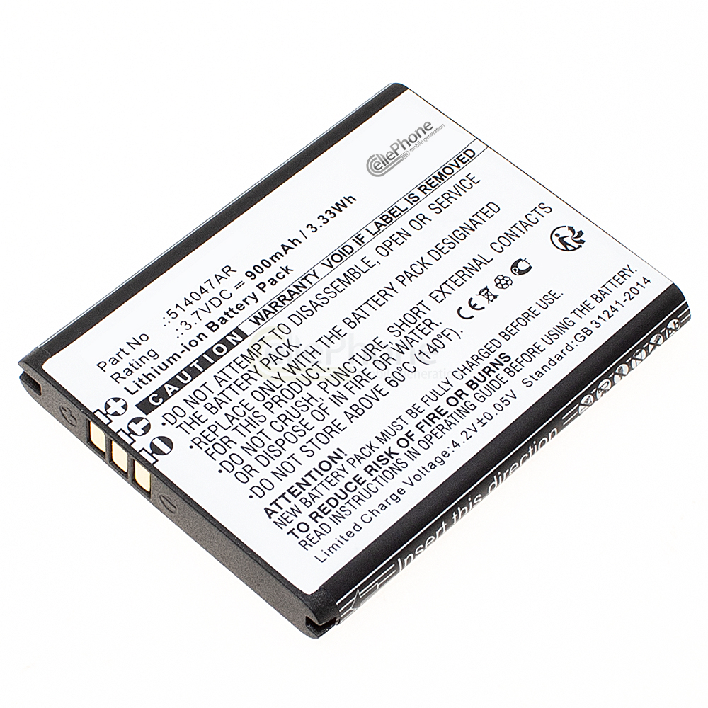[9836] Akku Li-Ion für Panasonic KX-TU446 KX-TU456 (ersetzt 514047AR)