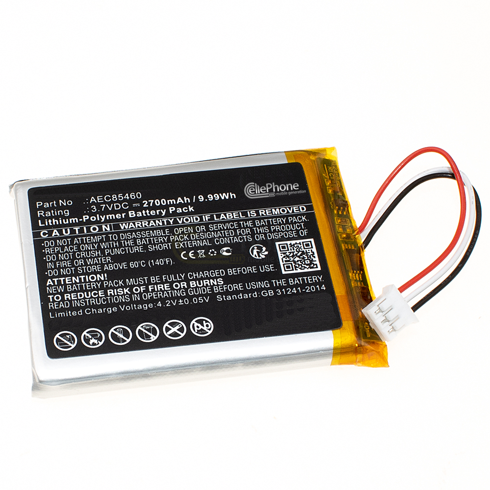 [9841] Batterie Li-Polymer pour Axvue Baby Monitor (remplace AEC85460)