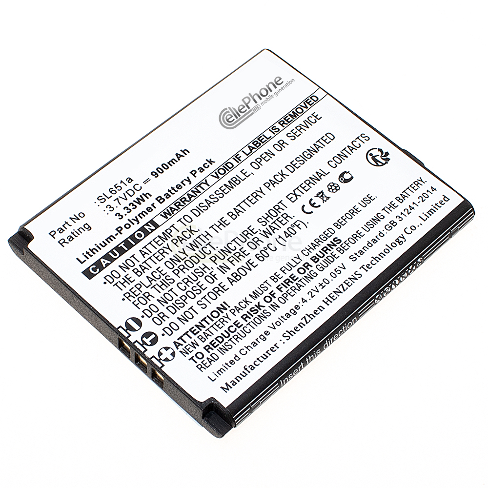 [9865] Batería Li-Polymer para Bea-fon SL651 SL651a (reemplazado SL651a)