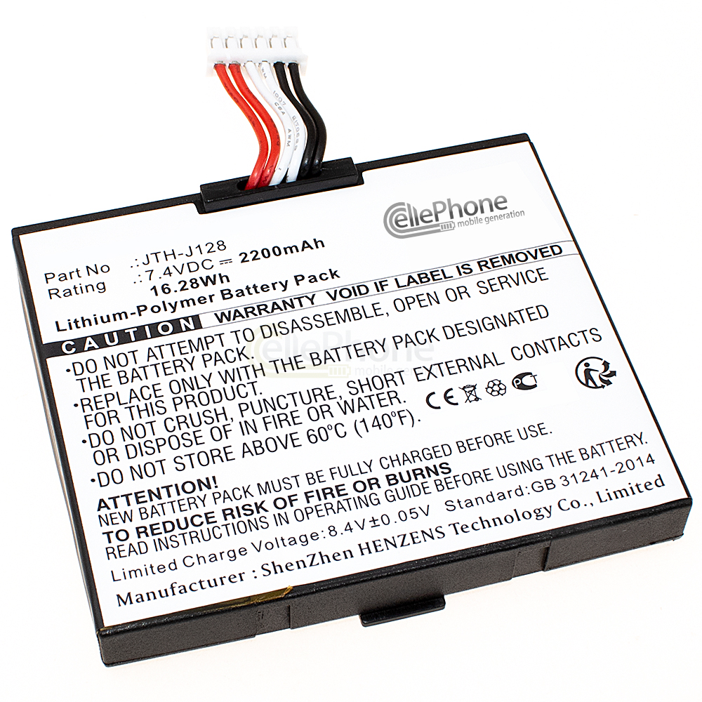 [9867] Accu Li-Polymer voor Pax A930 (vervangt JTH-J128) - 2200mAh / 7,4V