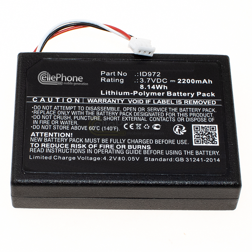 [9875] batteria Li-Polymer per Panasonic KX-HN1032W KX-HN3001 KX-HN3051 KX-HN4001W KX-HN4101W KX-HN4102W (sostituisce ID972)