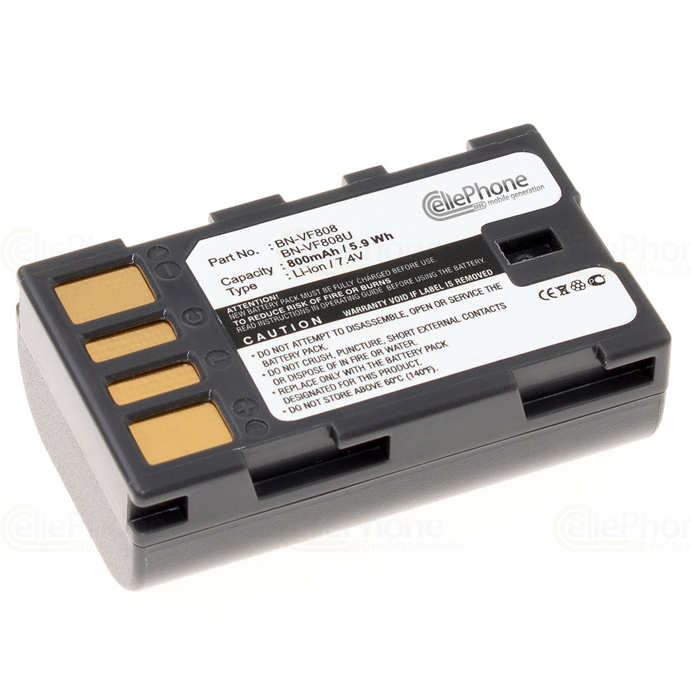 [1772] Accu Li-Ion compatibel met JVC BN-VF808 BN-VF808U (intelligent accusysteem - 100% compatibel)