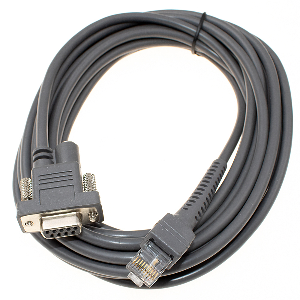 [9880] Cable de conexión RS232 Symbol RJ45 CBA-U01-S07ZAR - cable espiral - 5m