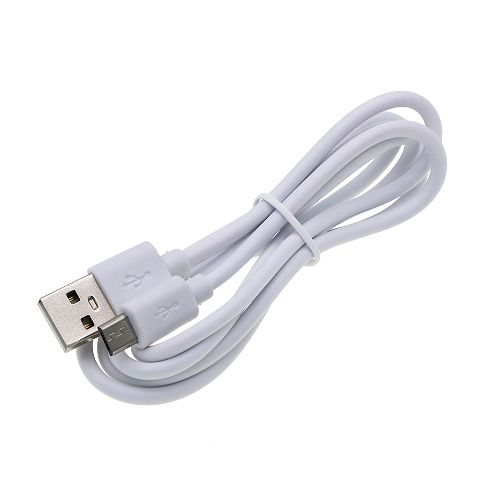 [9887] USB cavo di ricarica micro-USB - bianco - 1m