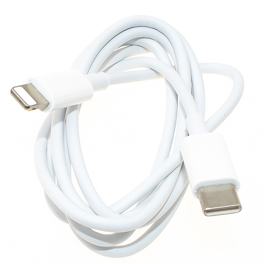 [9890] USB Datenkabel Typ-C für Apple iPhone 5 5c SE / 6 6S / 7 - weiß 1m