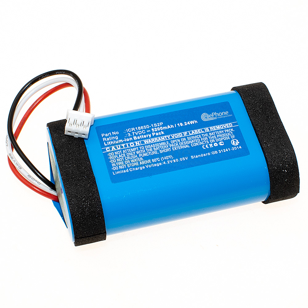 [9899] Accu Li-Ion voor Philips BT6000 (vervangt ICR18650-1S2P) - 5200mAh