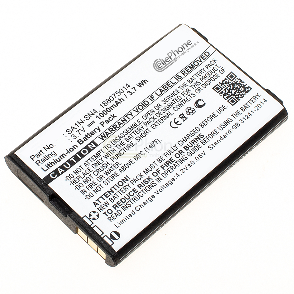 [9907] Batterie Li-Ion pour Sagem MY-X6 MY-X7 MYV-65 MYV-75 OT260 OT290 - myX-T Plus (remplace SA1N-SN4)