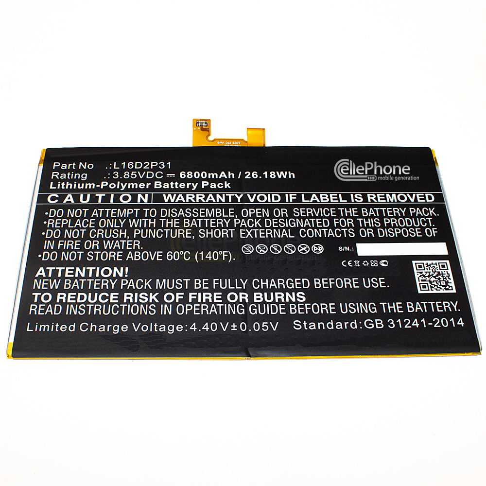 [9929] Accu Li-Polymer voor Lenovo Tab 4 10 (vervangt L16D2P31) - 6800mAh