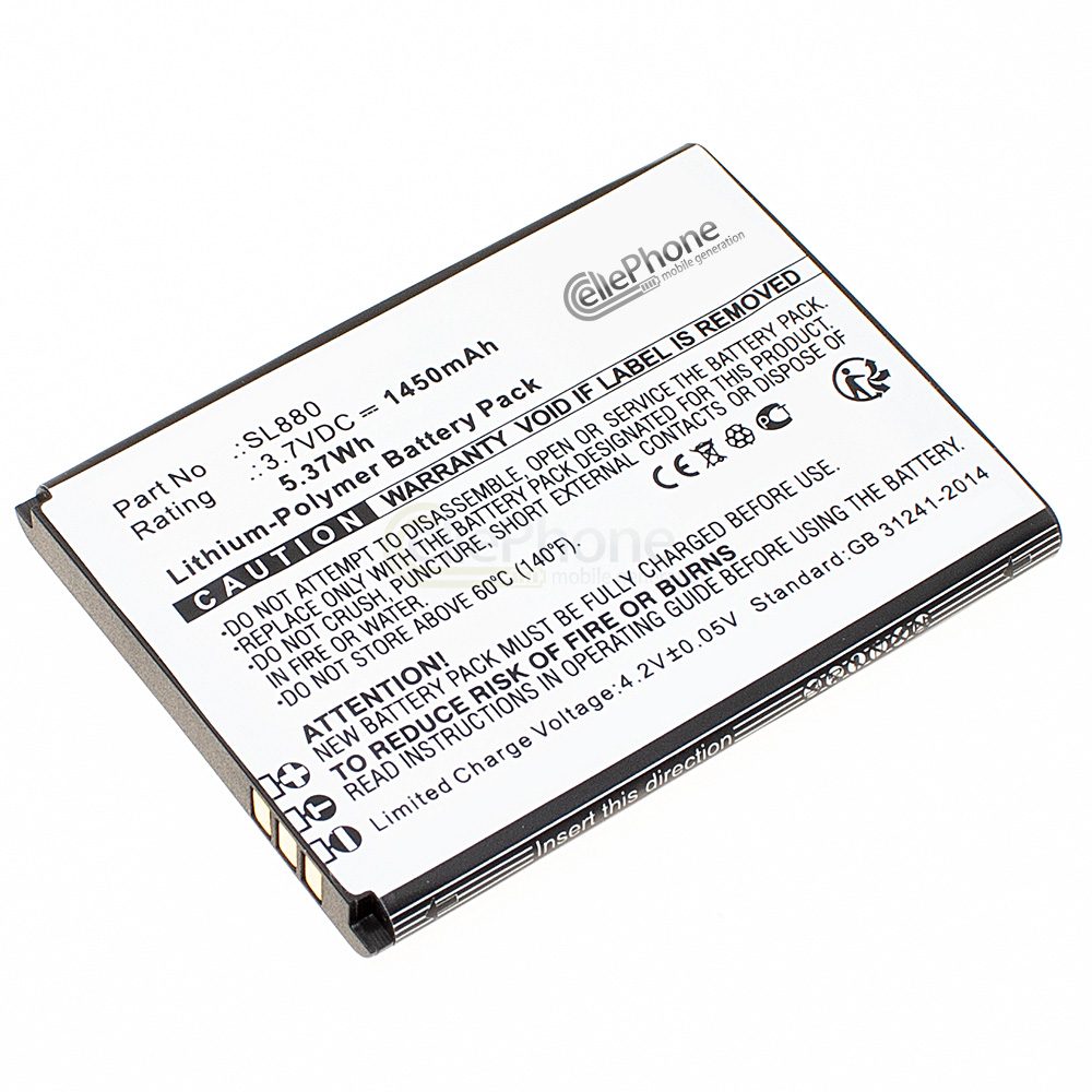 [9951] Batería Li-Polymer para Bea-Fon SL880touch - SL800 4G (reemplazado SL880)