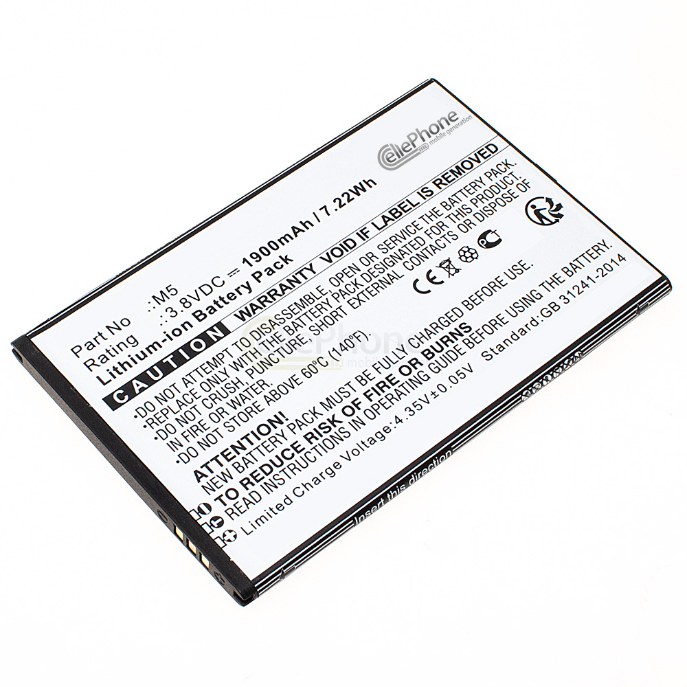 [9956] Battery Li-Ion for Bea-fon M5 Premium (replaced M5)