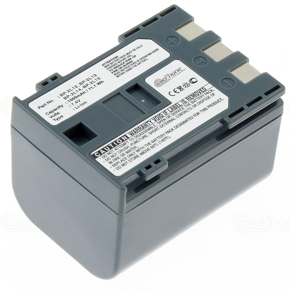 Batterie Li-Ion compatible avec Canon BP-2L12 / BP-2L13 /  BP-2L14 / BP-2L5 / NB-2L / NB-2LH
