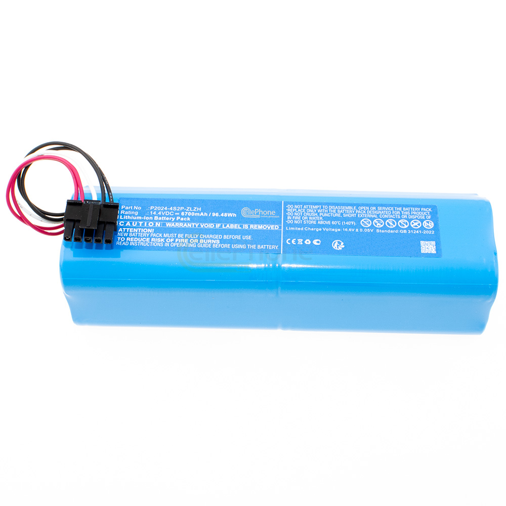 [9987] Batterie Li-Ion pour Dreame S30 Pro Ultra - S40 (remplace P2024-4S2P-ZLZH) - 6700mAh / 14,4V