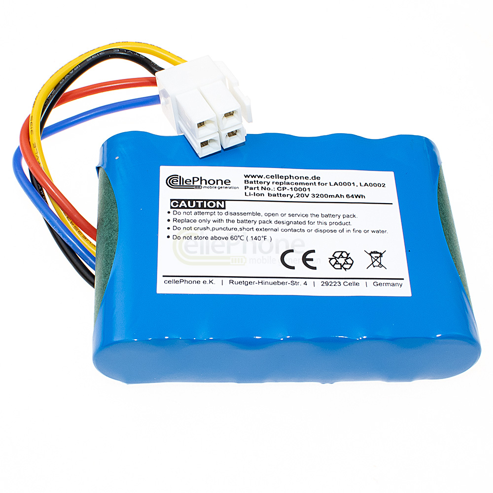 [10001] Batería Li-Ion para Landxcape LX790i LX790 LX792 LX795 LX796 LX797 LX991 - Ferrex 800m2 2021 (reemplazado LA0001) - 3200mAh / 20V