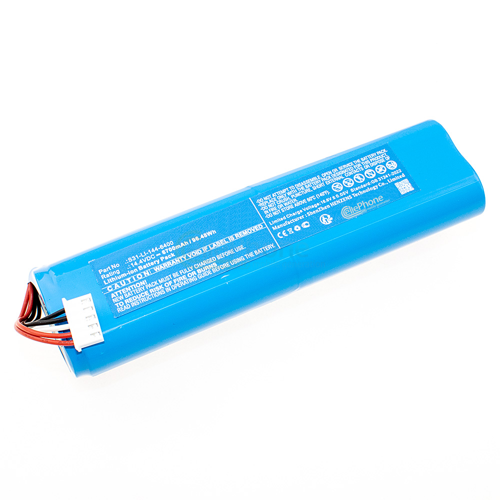 [10009] Batería Li-Ion para Ecovacs Deebot T80 OMNI DEX68 DSX39 (reemplazado S31-LI-144-6400) - 6700mAh 14.4V