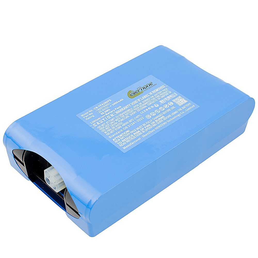 Battery Li-Ion for Yard Force Compact 400Ri 400RiS - EasyMow 260 260B - Mowbest 805 Compact - (replaced 1920625) - 3400mAh / 20V