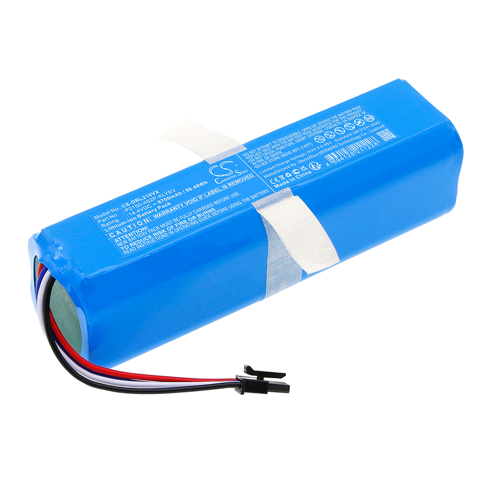 [10022] batteria Li-Ion per Dreame Bot L10s Ultra Gen2 - Bot X30 Ultra - L10s Ultra Gen2 - Xiaomi S20+ (sostituisce P2150-4S2P-SCEV) - 6700mAh / 14,4V