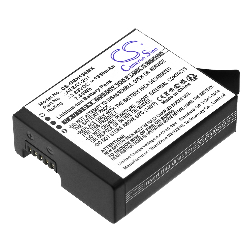 [10026] Battery Li-Ion for GoPro Hero 13 - Hero 13 Black (replaced AEBAT-201)