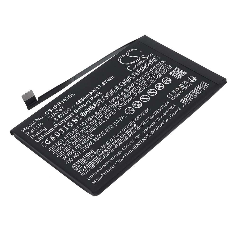 [10038] Akku Li-Polymer für Apple iPhone 16 Plus (Ersatz für NA247)
