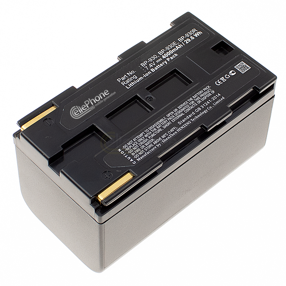 Akku Li-Ion kompatibel zu Canon BP-930 - 4000mAh / 7,4V