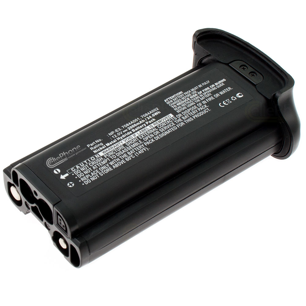 [1825] Accu Ni-MH compatibel met Canon NP-E3 - 2000mAh / 12V