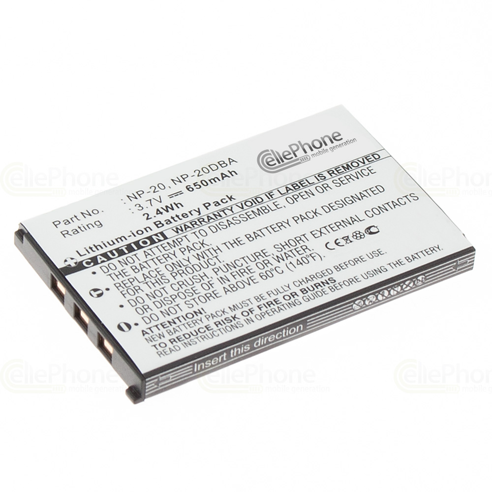 [1829] Batería Li-Ion compatible with Casio NP-20