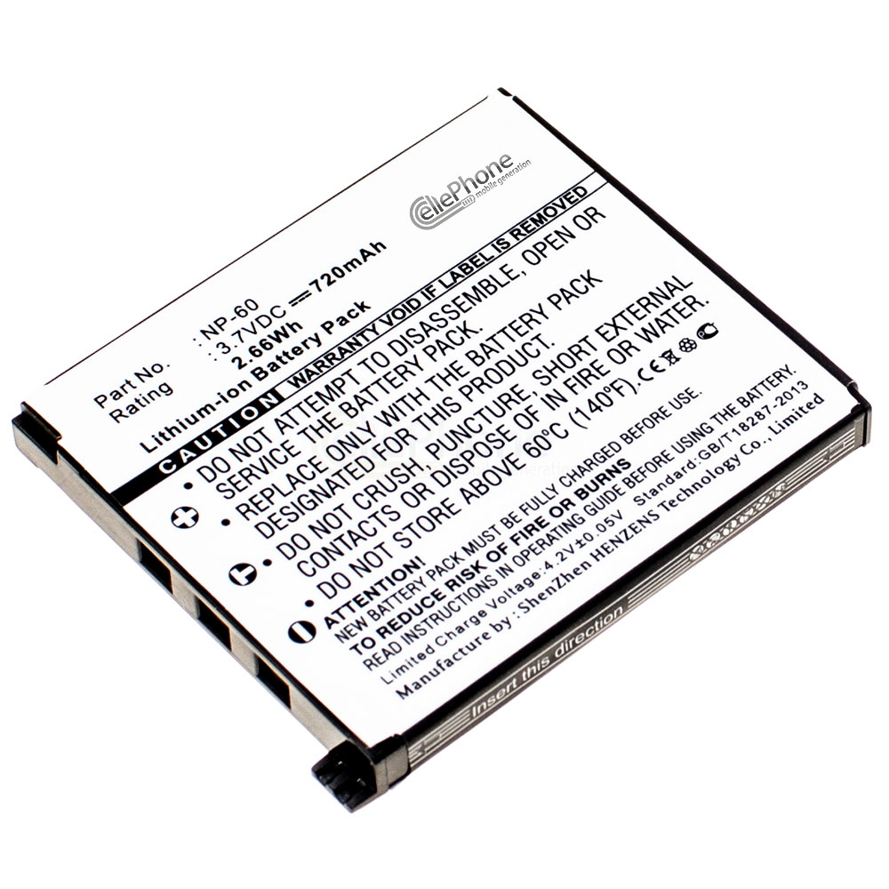 Batería Li-Ion compatible with Casio NP-60