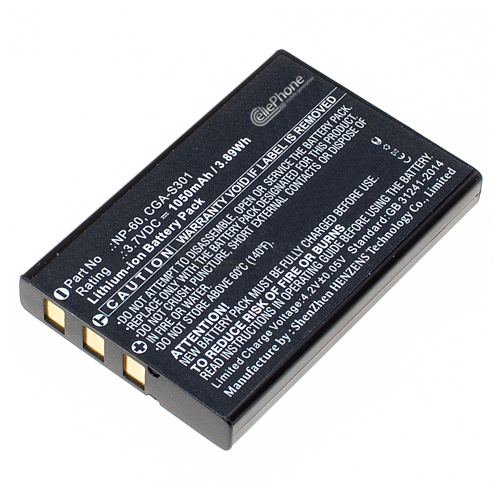 [1854] batteria Li-Ion compatibile con Fuji NP-60 / Kodak Klic-5000 / Casio NP-30 / Olympus Li-20B